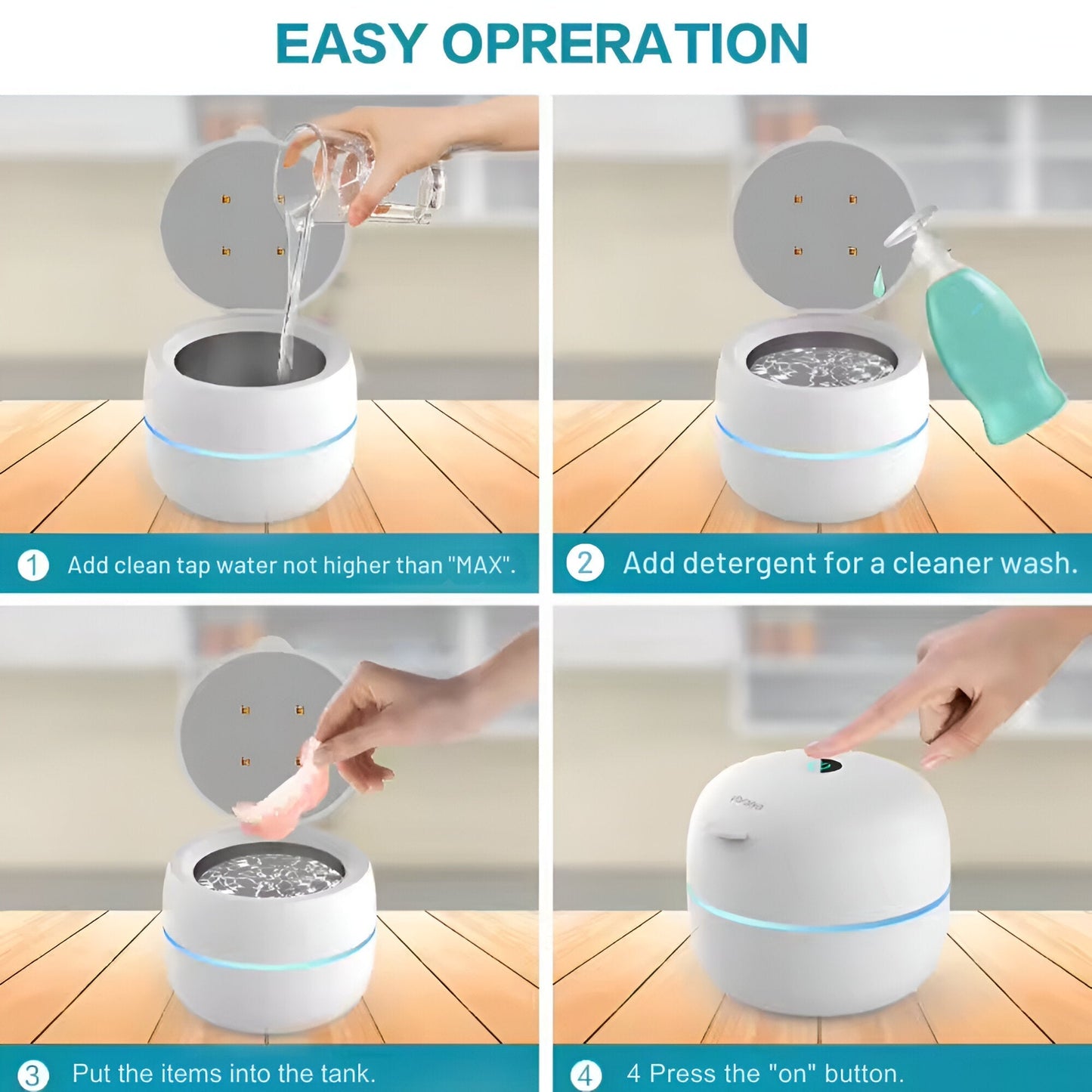 DentClean™ – Ultrasonic Multi-Purpose Cleaner